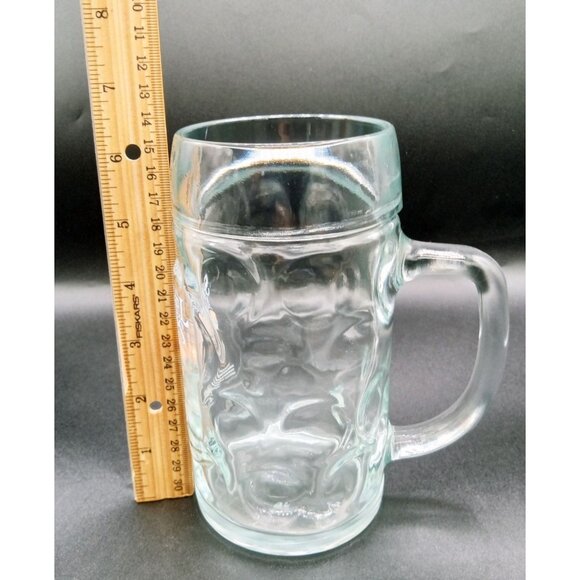 Samuel Adams Octoberfest Glass Beer Stein Mug with Handle 1L Vintage Barware 6.5 - Picture 2 of 16
